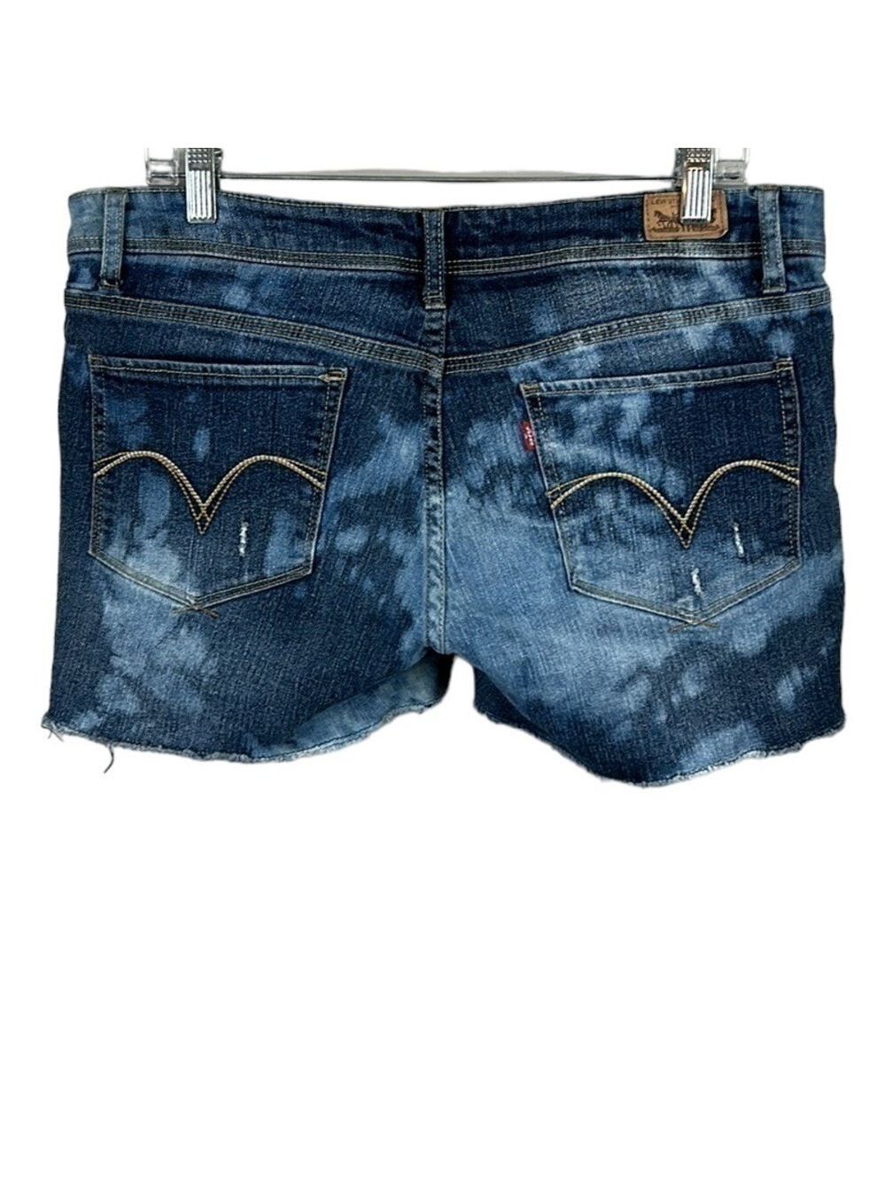 Levi’s Bleach Dyed MIDI Shorts Size 13